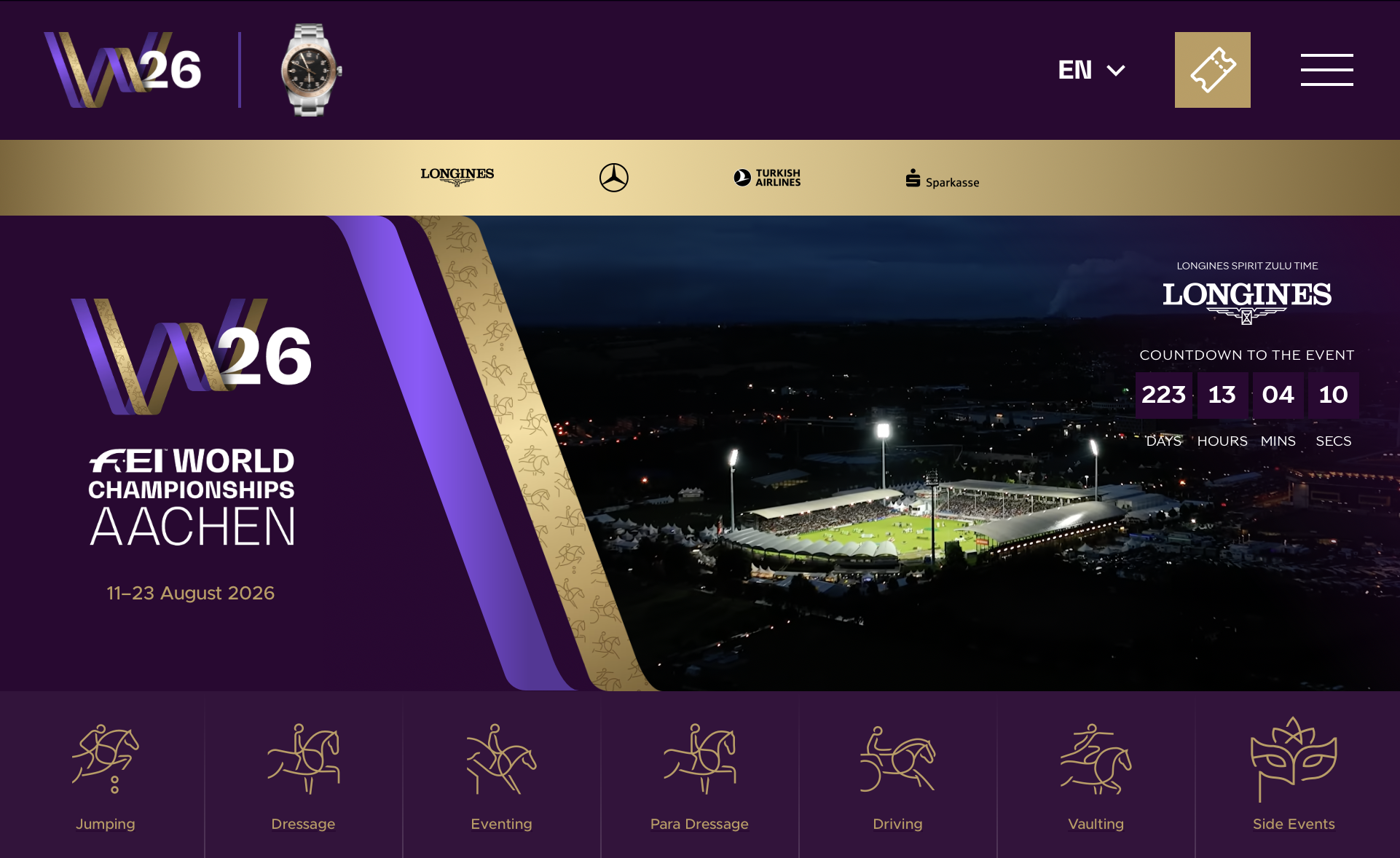 August 2026? Auf zur WM nach Aachen!