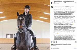 Ein NRW-Landbeschäler für Carina Scholz