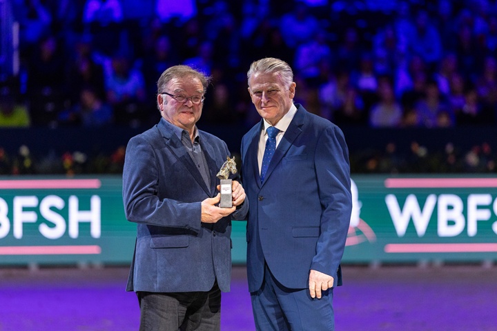 Ocke Riewerts und WBFSH-Präsident Jan Pedersen. Foto: DigiShots