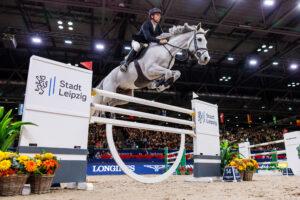 Steve Guerdat best of 17 in the jump-off at the Leipzig Championships