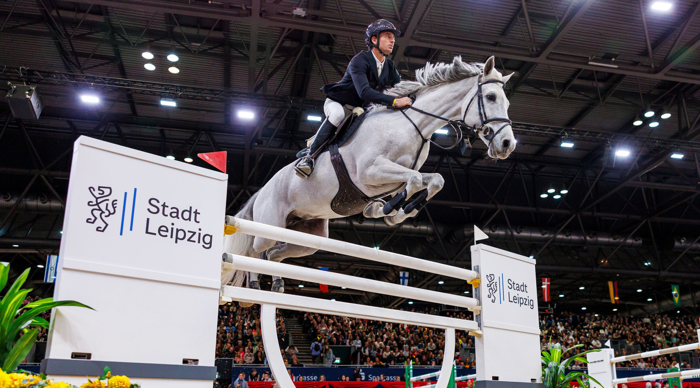 Steve Guerdat won the 2026 Leipzig Championships with Is-Minka. Photo: sportfotos-lafrentz.de 