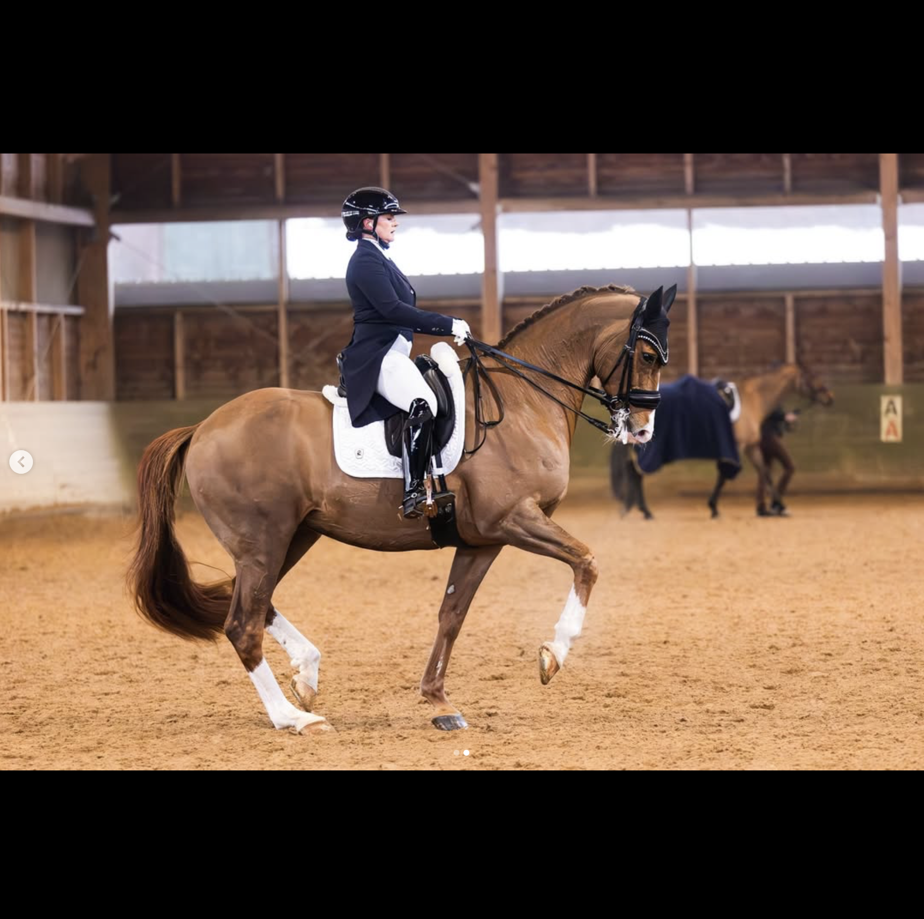 Diana Porsche und Imhotep in Stadl Paura. Foto: Instagram.com/dianaporsche_