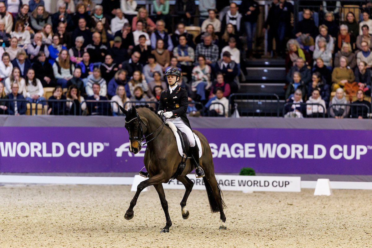 Rapahel Netz und Great Escape Camelot wurden Vierte in der Weltcup-Kür von Neumünster. Foto: sportfotos-lafrentz.de