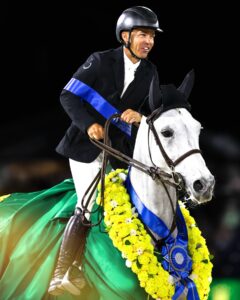 Wellington: Great sport in the Grand Prix with Kent Farrington in front and Vogel in third place