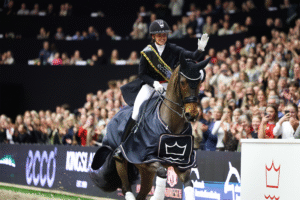 Cathrine Laudrup-Dufour wins twice in 90%+ freestyle in Herning just ahead of Isabell Werth