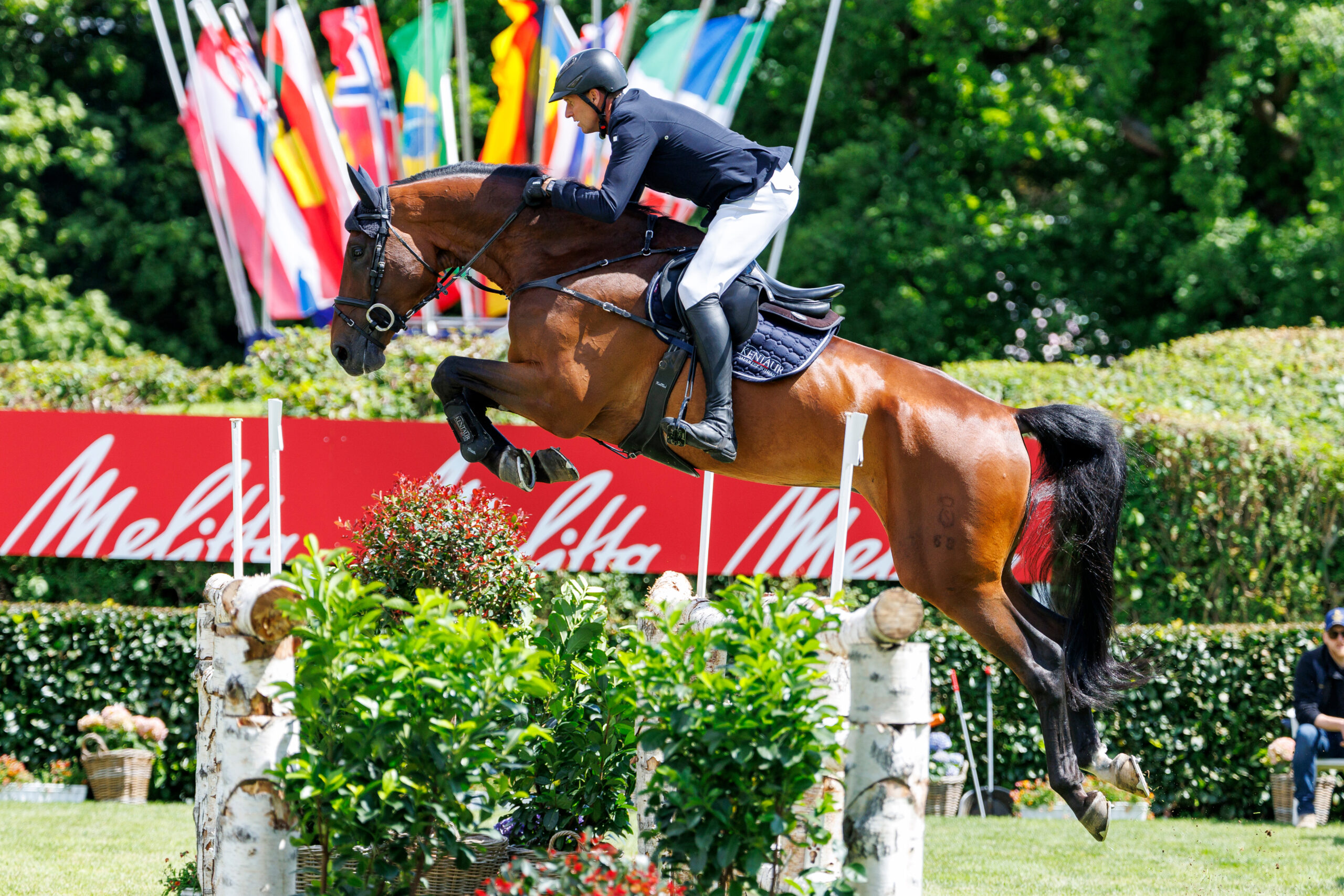 Siegreich in CSI5* Grand Prix und im Hamburger Derby: André Thieme und Paule S. Foto: Sportfotos-lafrentz.de