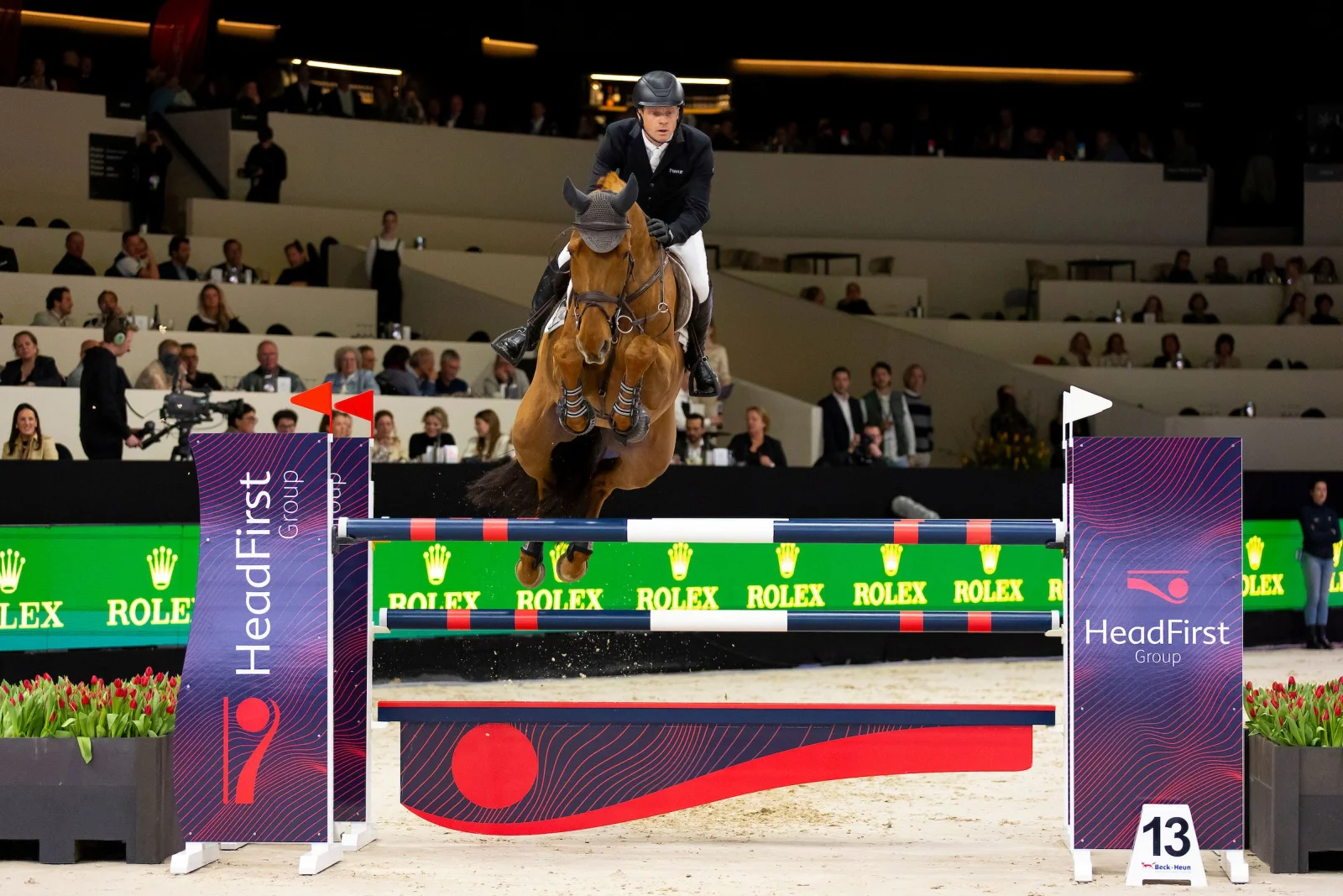 Change of horses in ‘s-Hertogenbosch with Vogel, Greve, Epaillard and Thomas instead of von Eckermann