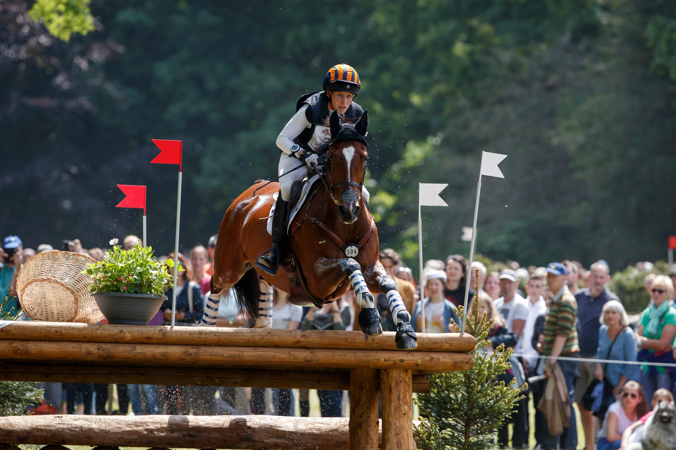 Liz Halliday and Deniro Z 2018 in Wiesbaden, where they came second. Photo: Sportfotos-lafrentz.de