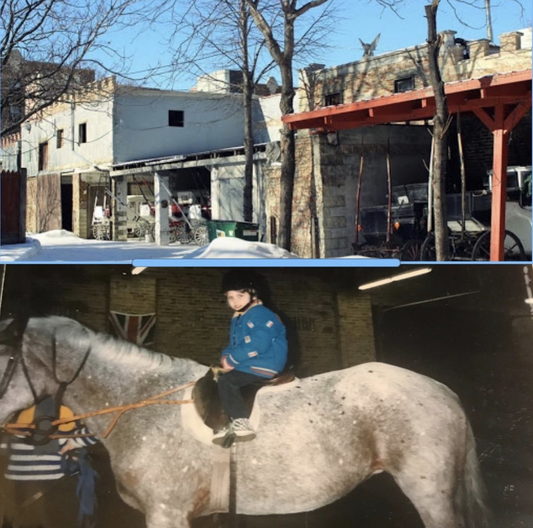 Hier fing alles an – der Stall in Chicago, in dem klein Kent seine ersten Runden im Sattel drehte. Foto: Instagram.com/teamkpf