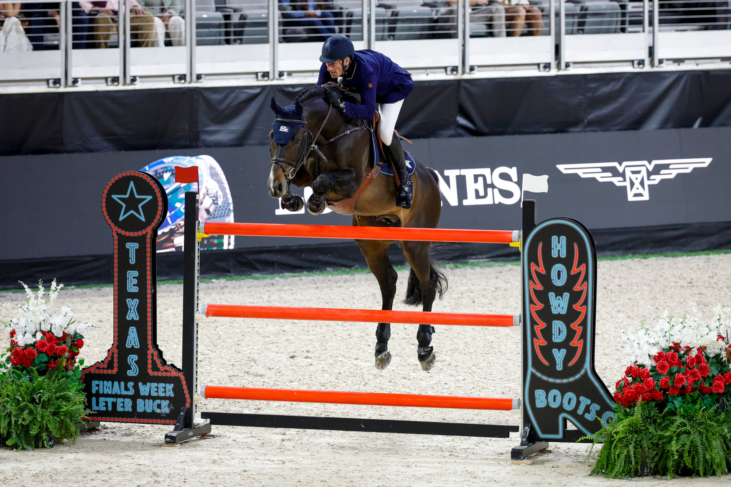 Daniel Deußers Otello de Guldenboom hat dieses Wochenende Championatsqualitäten gezeigt. Sportfotos-lafrentz.de/Tiffany van Halle