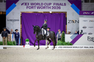 Becky Moody impresses with victory in the 2026 Dressage World Cup Final. Raphael Netz fifth, Moritz Treffinger eighth