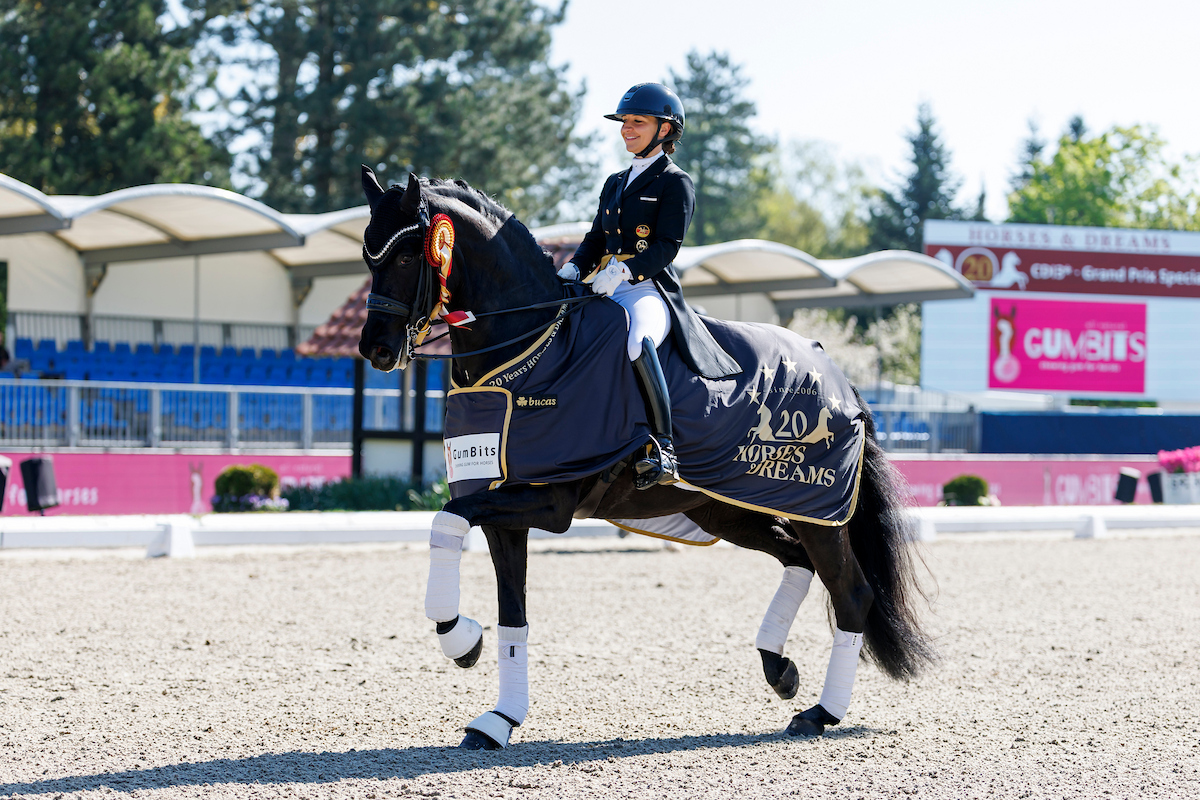 Charlott-Maria Schürmann and Dante’s Pearl with 5 percent hammer in Hagen