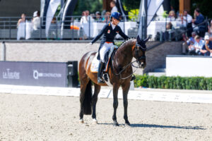 Dinja van Lieren’s World Championship bronze medal winner Hermès with new rider in the U25 Tour