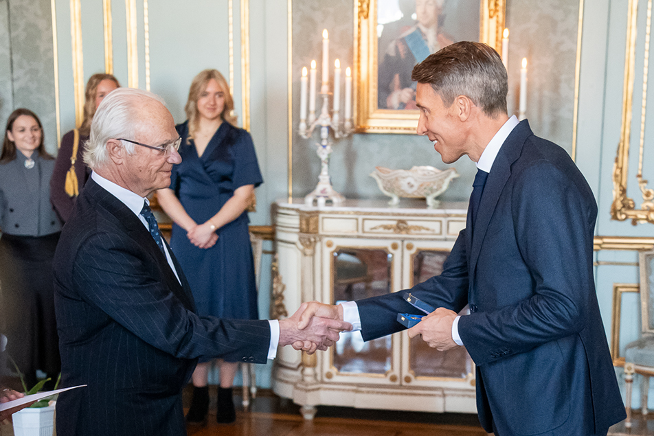 Königliche Auszeichnung für den Reiter des Kings