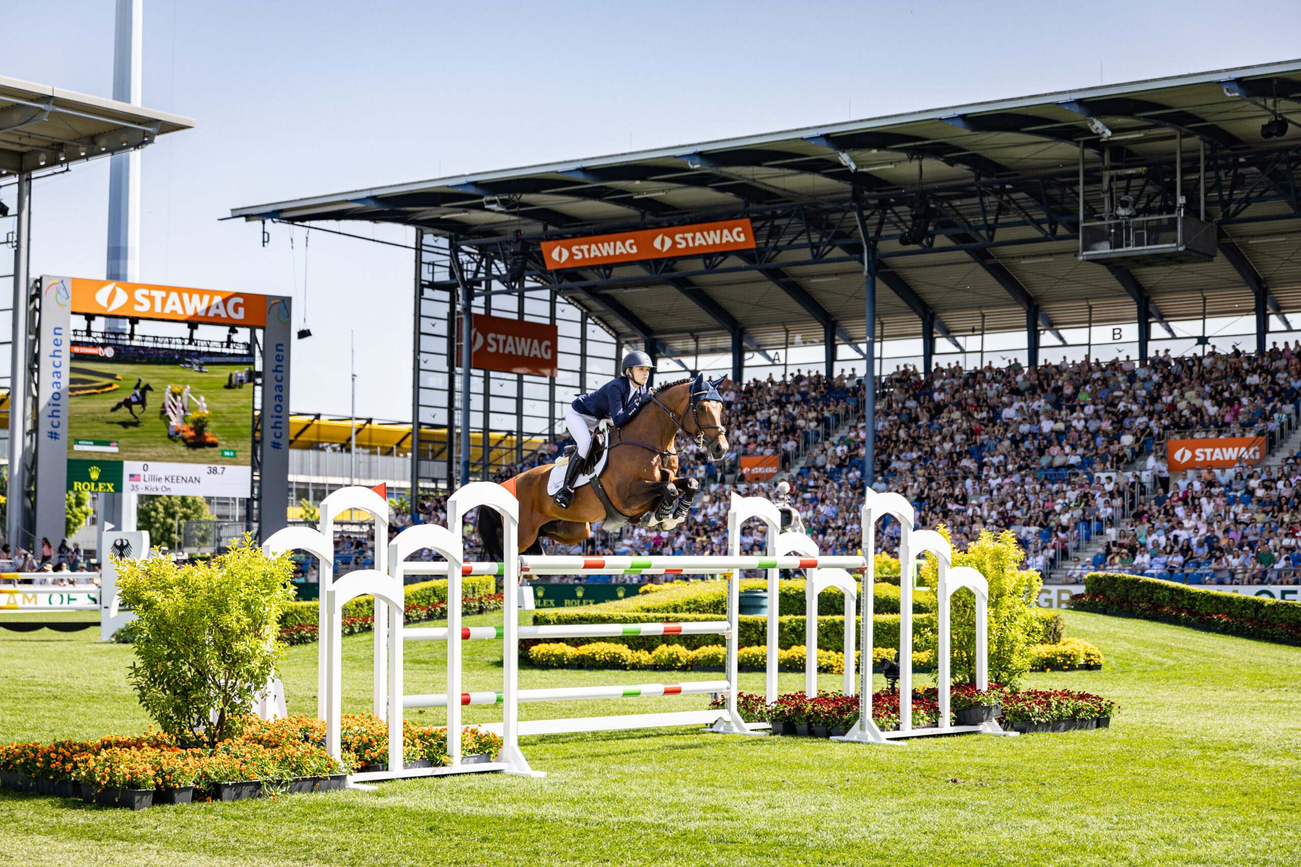 Samstagshighlight von Aachen an Lillie Keenan, Thieme bester Deutscher
