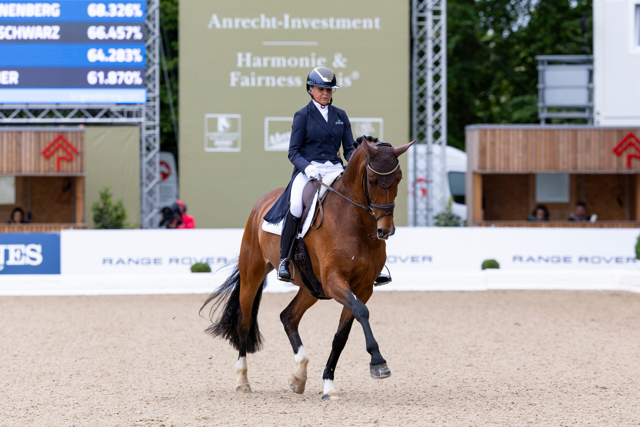 Dorothee Schneider and Karlijn V. won the Grand Prix of Hamburg. Photo: Thomas Hellmann 