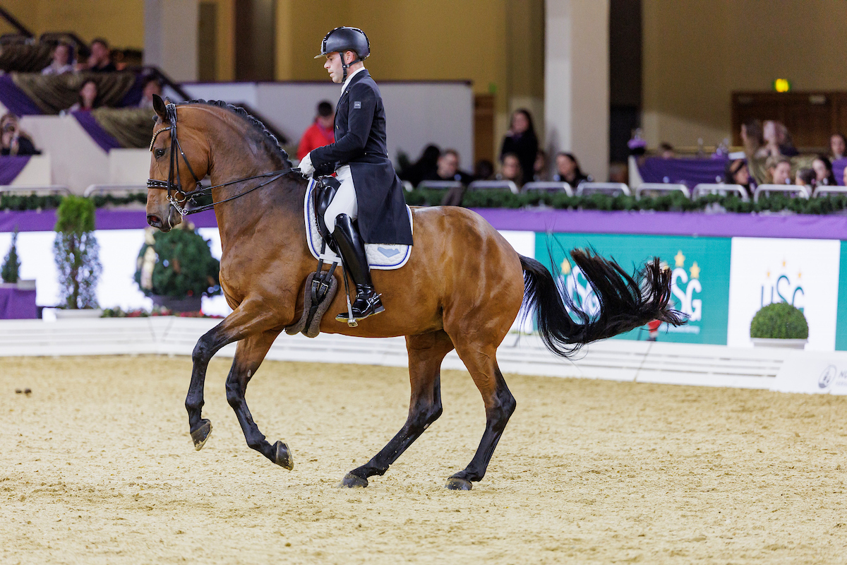 Franz Trischberger and Henriettenhof's Kinshasa OLD , here at the final of the Nuremberg Burg Pokal 2024 (archive photo). Photo: sportfotos-lafrentz.de