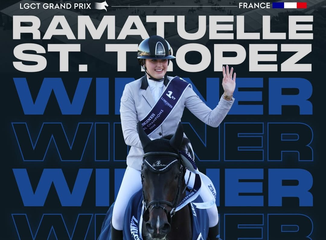 Anastasia Nielsen (MON) Sieg Grand Prix Global Champions Tour Ramatuelle St. Tropez. Christian Kukuk Zwölfter