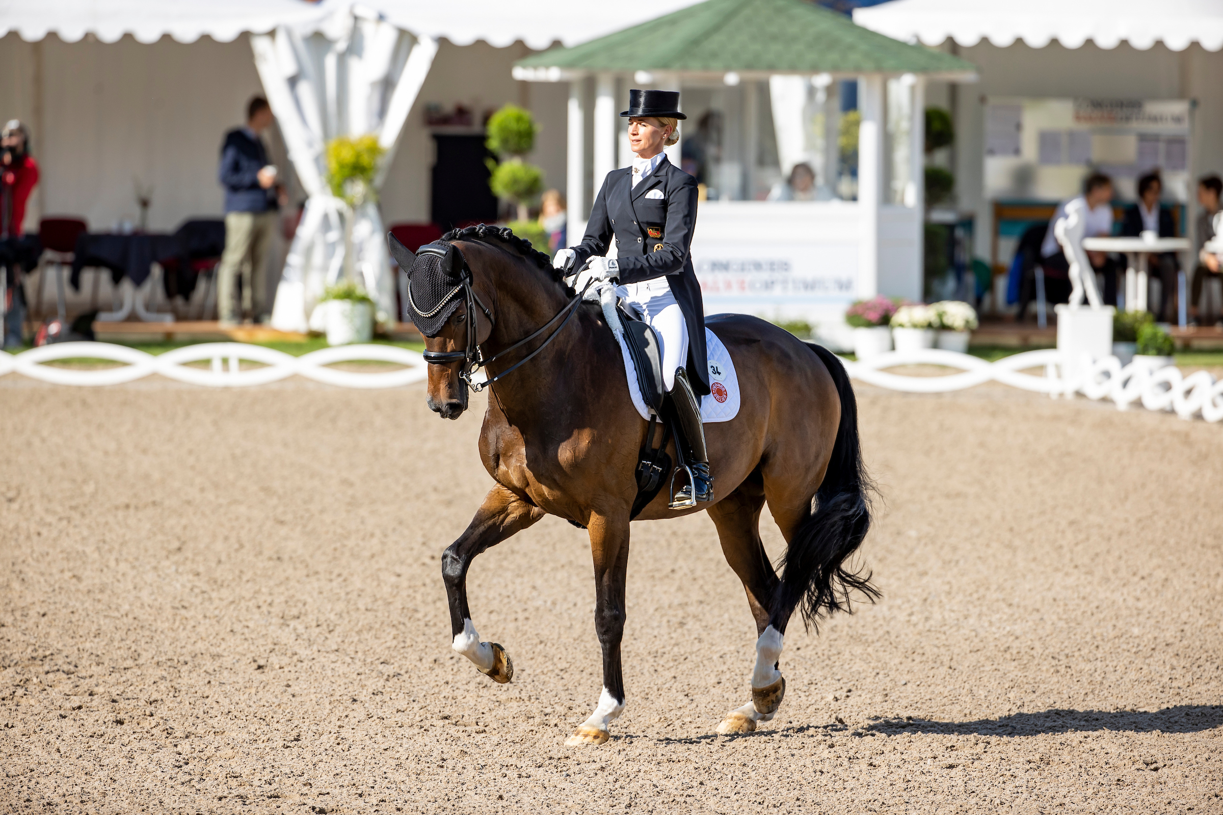 Jessica von Bredow-Werndl mit Ferdinand BB-Nichte zum Bundeschampionat