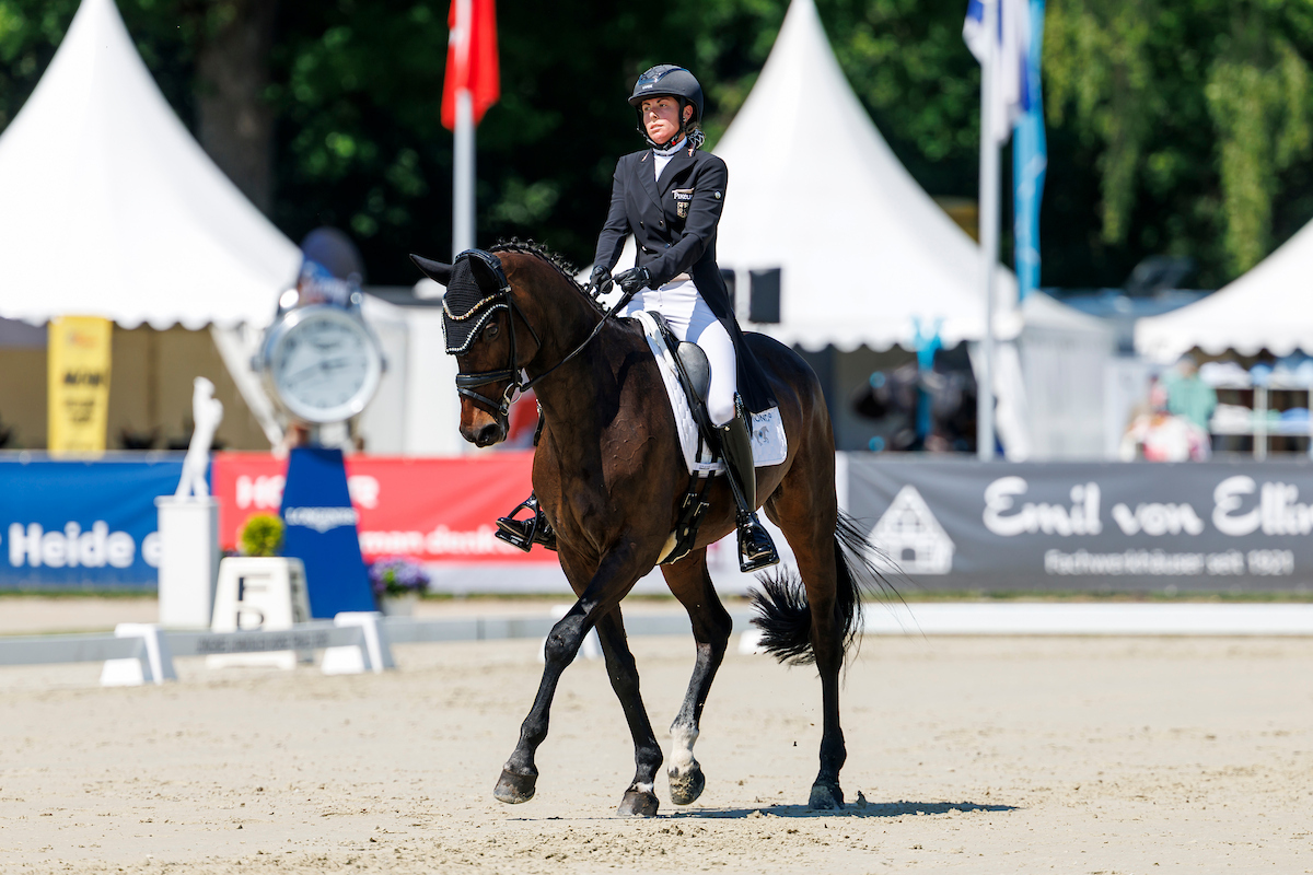 Heike Jahncke and Mighty Spring FRH make their five-star debut in Luhmühlen. Photo: sportfotos-lafrentz.de