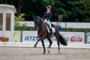 U.S. Olympic rider Sabine Schut-Kery once again has a Grand Prix horse scoring over 70 percent