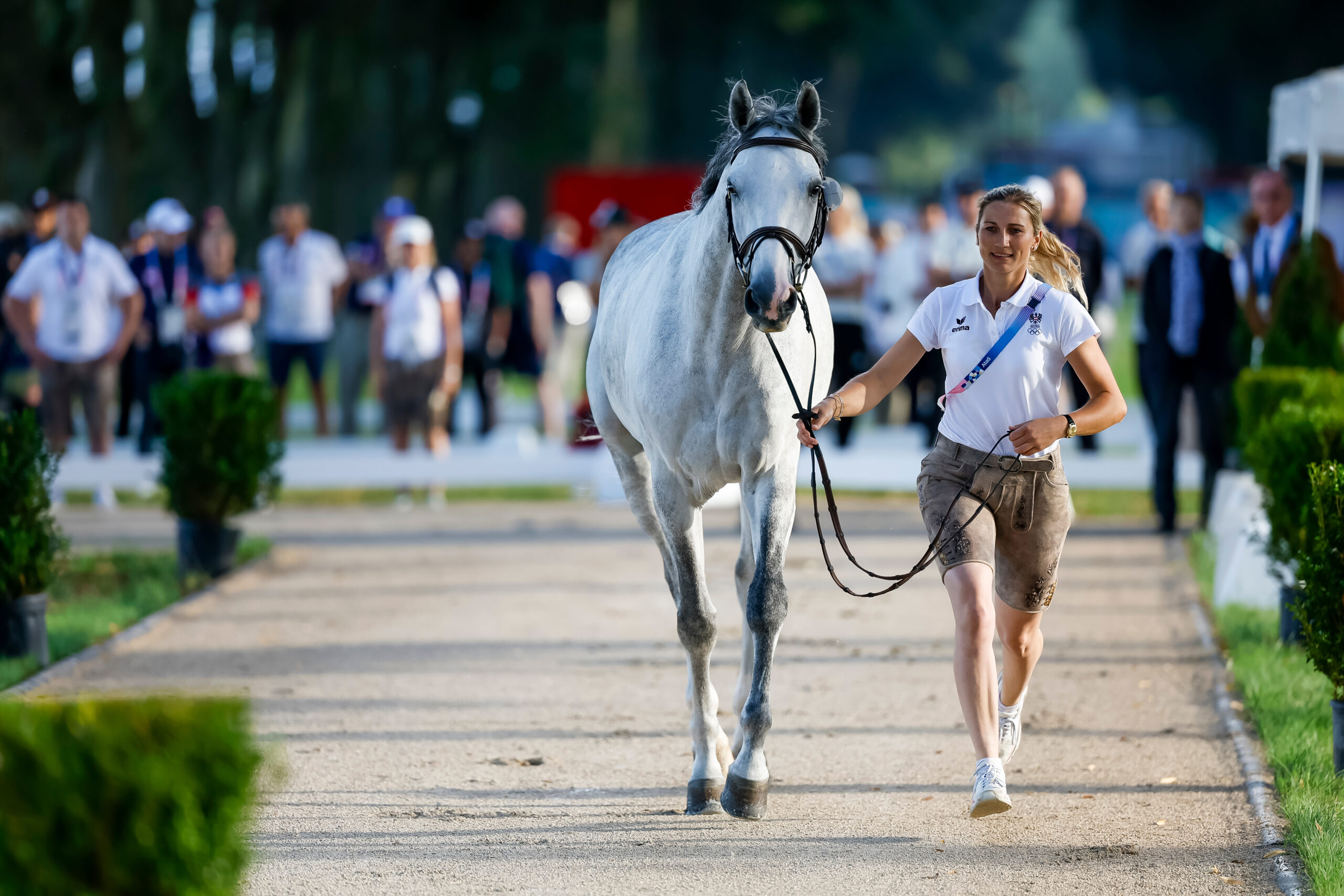 In 2024, Katharina Rhombach and Colestus Cambridge competed at the Olympic Games in Paris. Now they have their sights set on the World Championships in Aachen. Photo: sportfotos-lafrentz.de