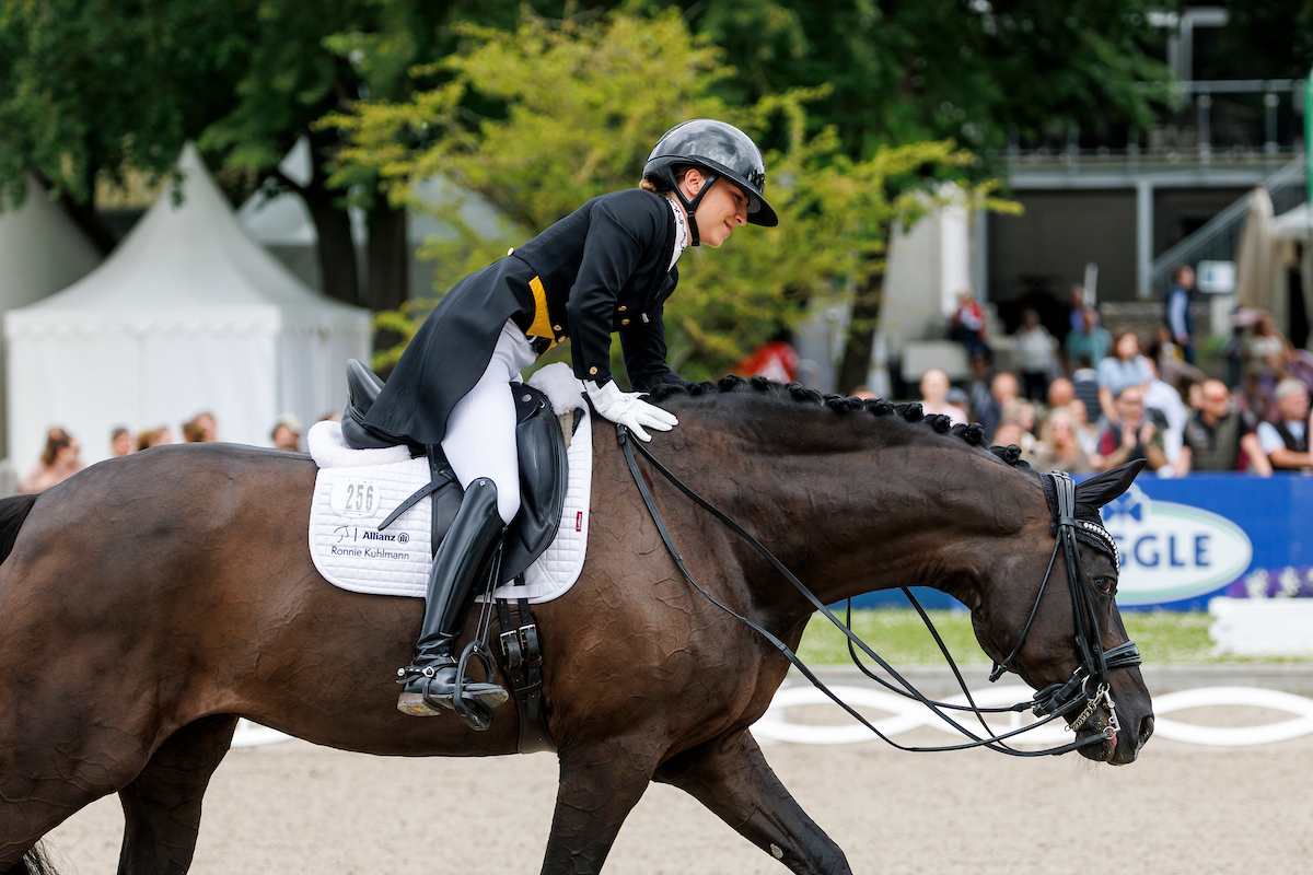 Dante's Pearl OLD und Charlott-Maria Schürmann bei den Deutschen Meisterschaften in Balve 2026. Foto: sportfotos-lafrentz.de