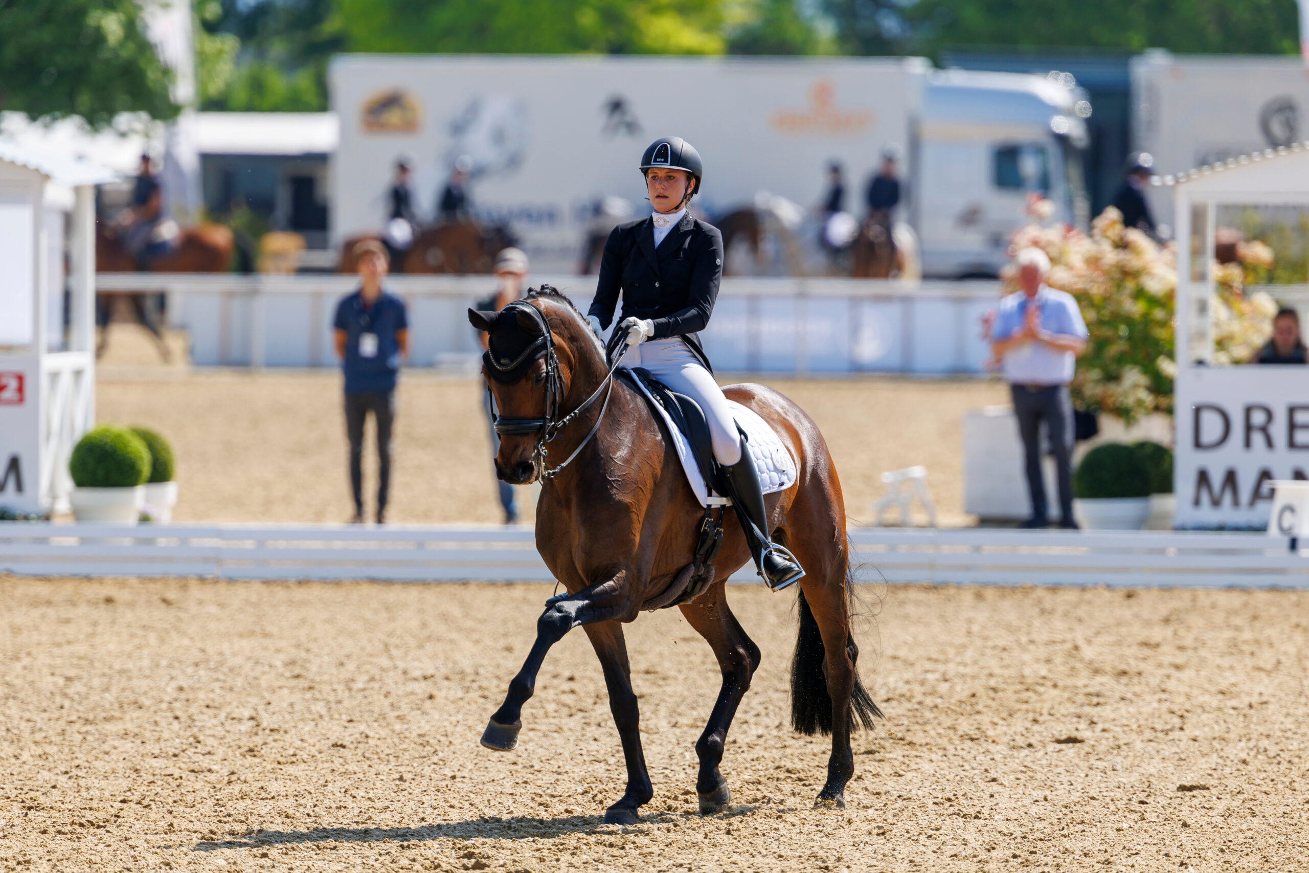 The fourth pair for the U25 European Championships in Pilisjaszfalu: Katharina Schuster and Qnece L. Photo: sportfotos-lafrentz.de