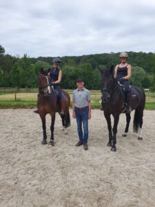 Hubertus Schmidt is back in the riding arena