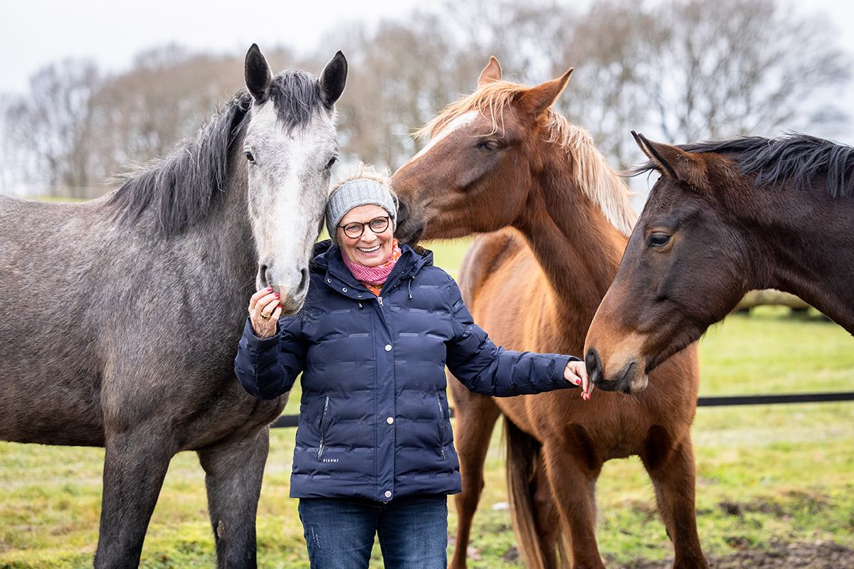 Pferdefrau durch und durch: Monika Tietz. Foto: foto-ix.de