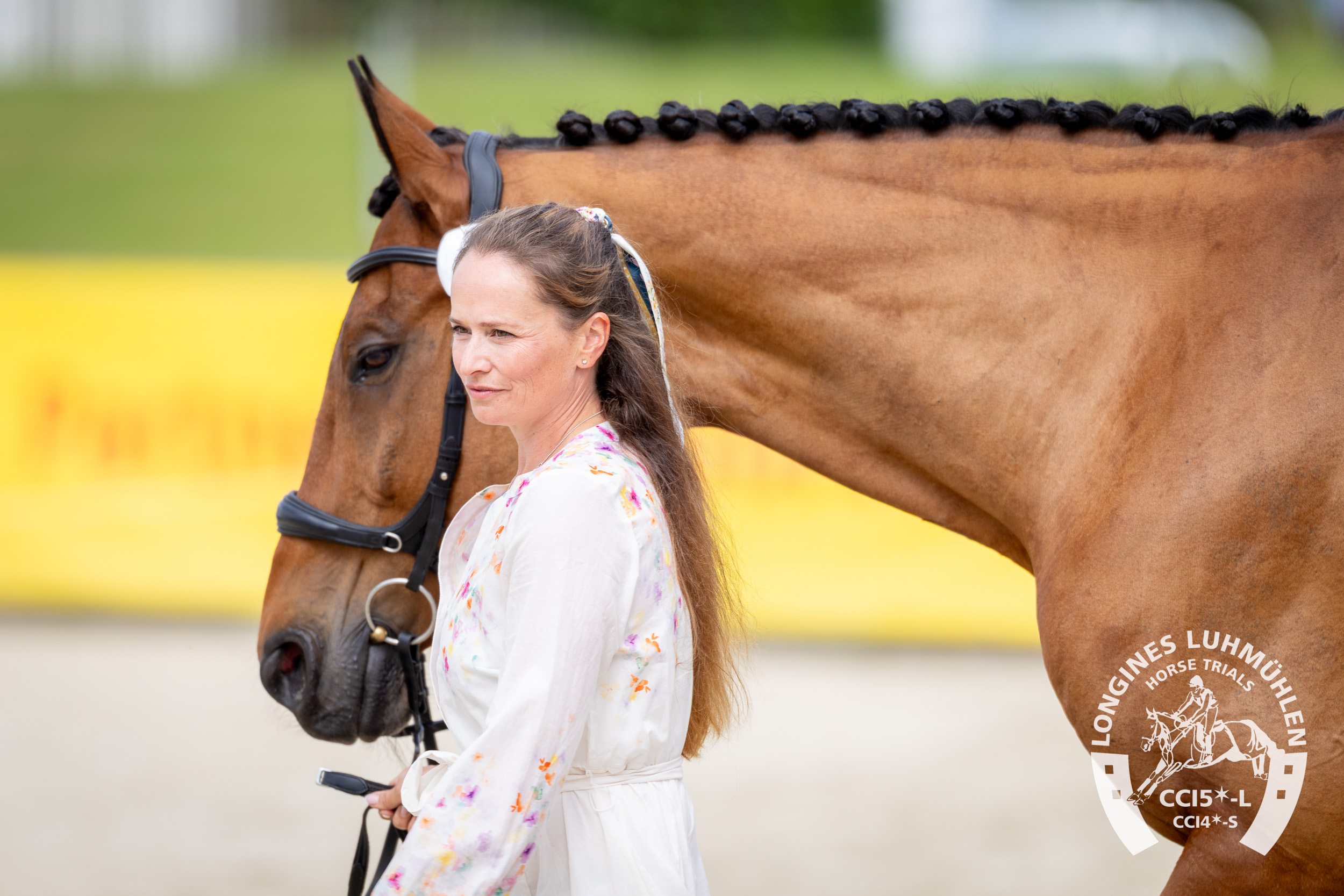 Zwei in Top-Verfassung: Vet Check vorm großen Moment. Katharina Meyer und Aspen T waren beide schnell noch beim Friseur… Foto: TGL/foto-ix.de