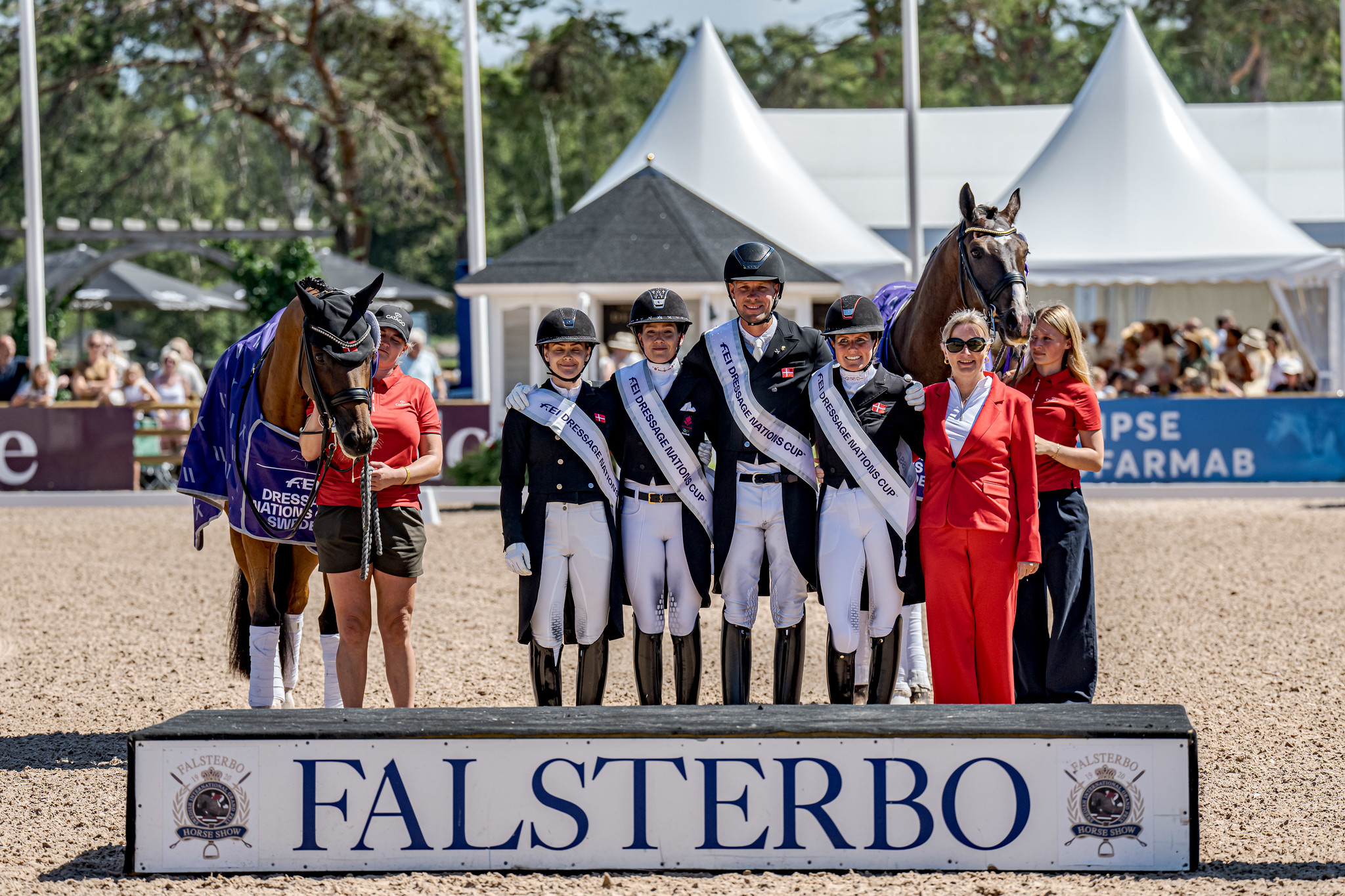 Cathrine Laudrup-Dufour und Freestyle mit weltmeisterlichem Auftritt in Falsterbo