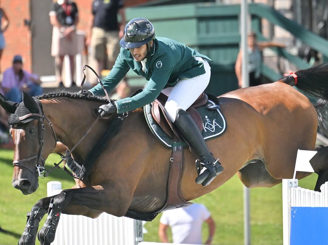 Abdulrahman Alrahji Celebrates the Victory of a Lifetime at Spruce Meadows