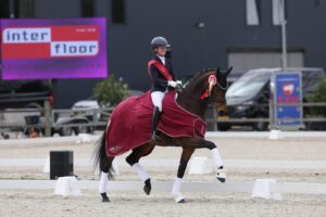 The Hanoverian “Secret Agent,” ridden by Charlotte Dujardin, and other German horses will represent Great Britain at the World Championships in Verden