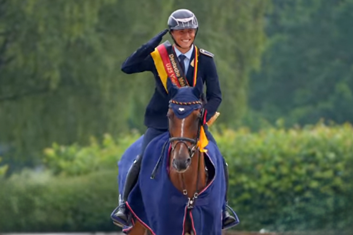 Calvin Böckmann and Altair de la Cense Win U25 German Championship Titles in Luhmühlen