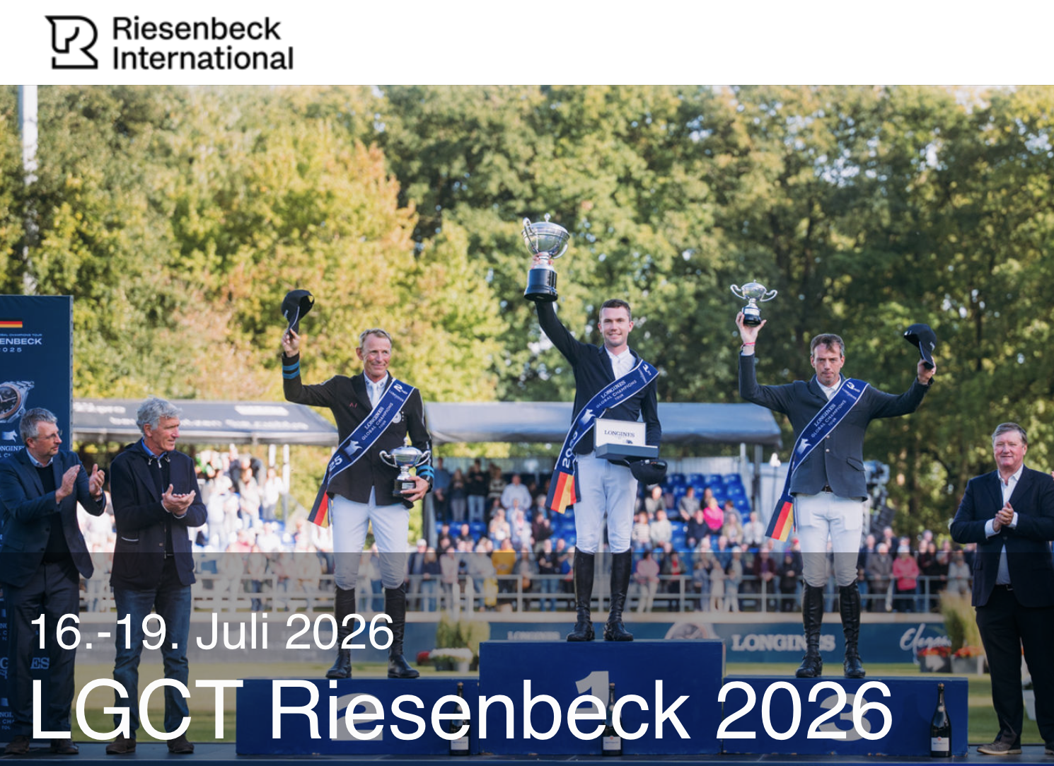 Global Champions Tour und Deutsche Meisterschaft U25 in Riesenbeck