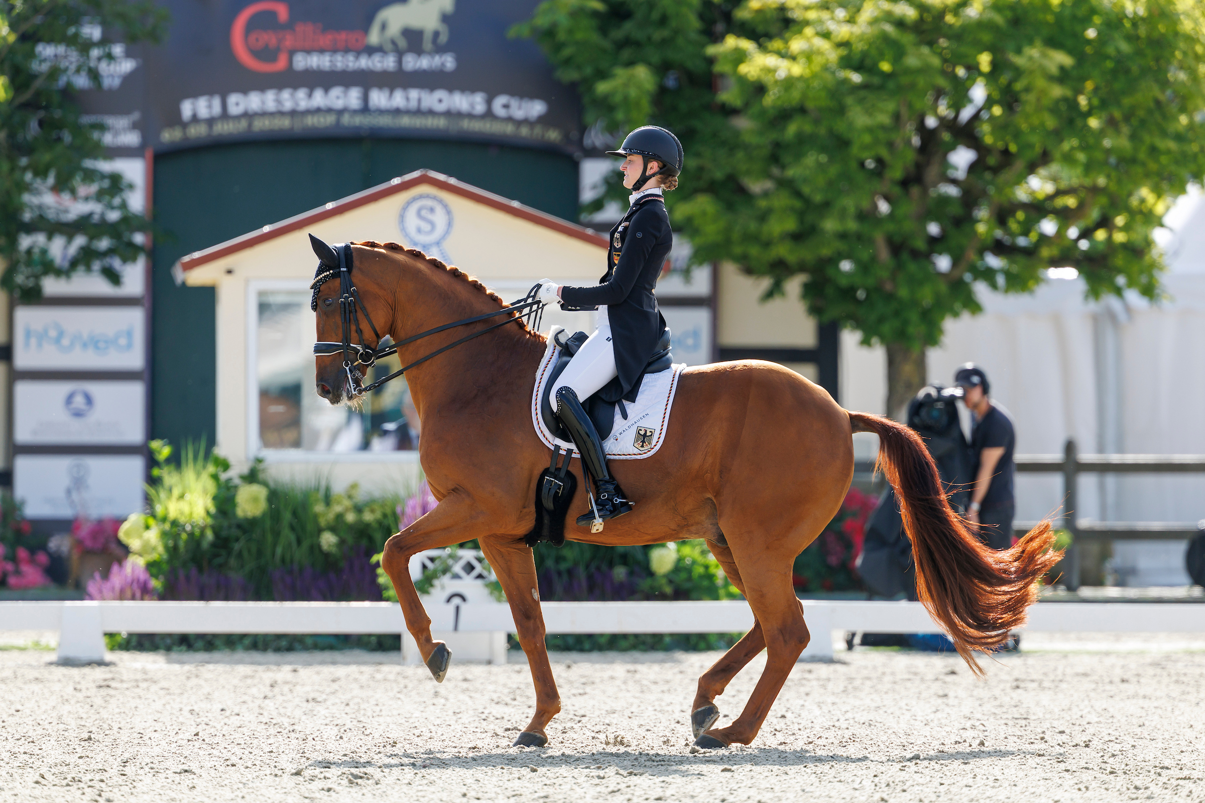 Semmieke Rothenberger and Farrington. Photo: sportfotos-lafrentz.de