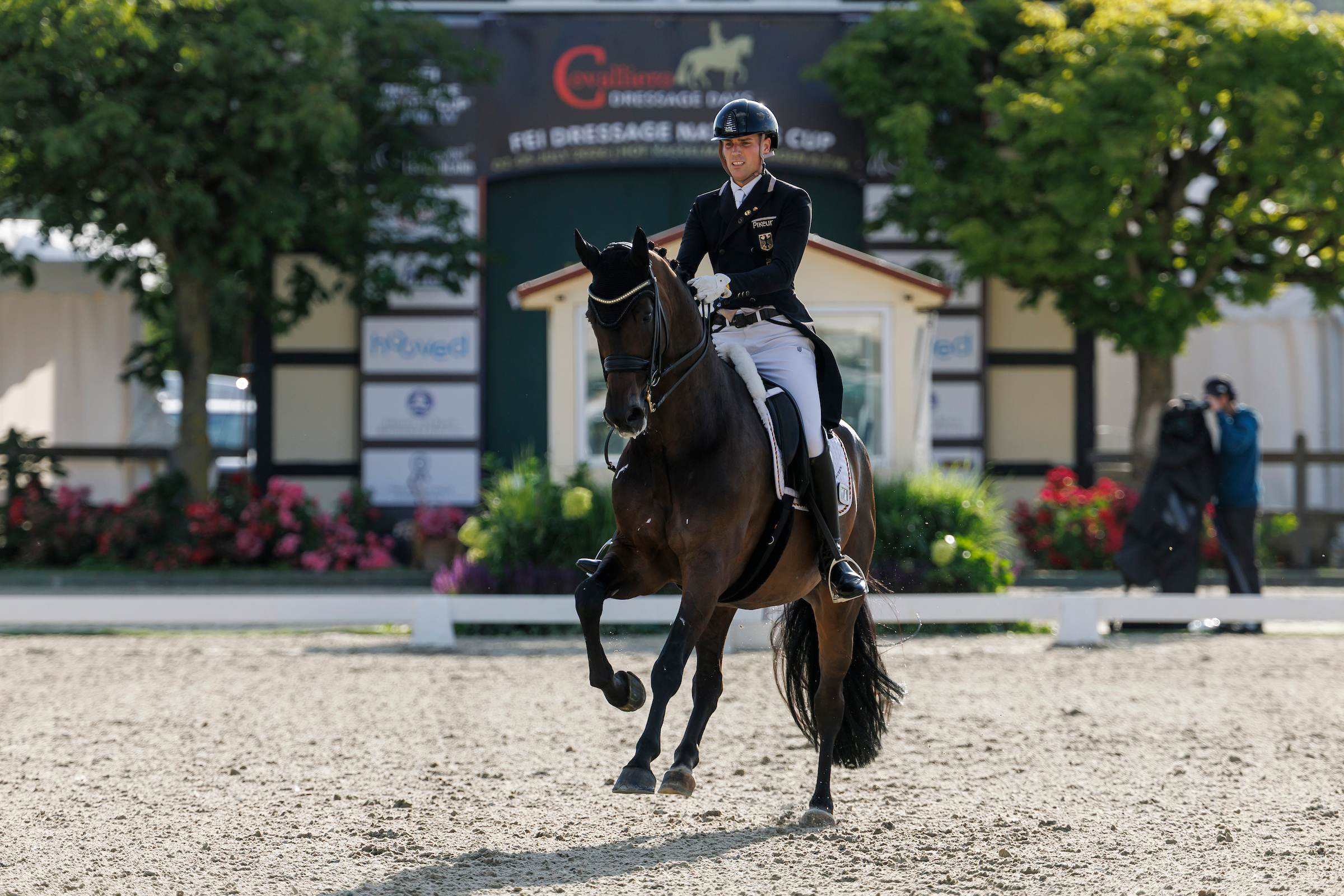 Frederic Wandres and Bluetooth. Photo: sportfotos-lafrentz.de