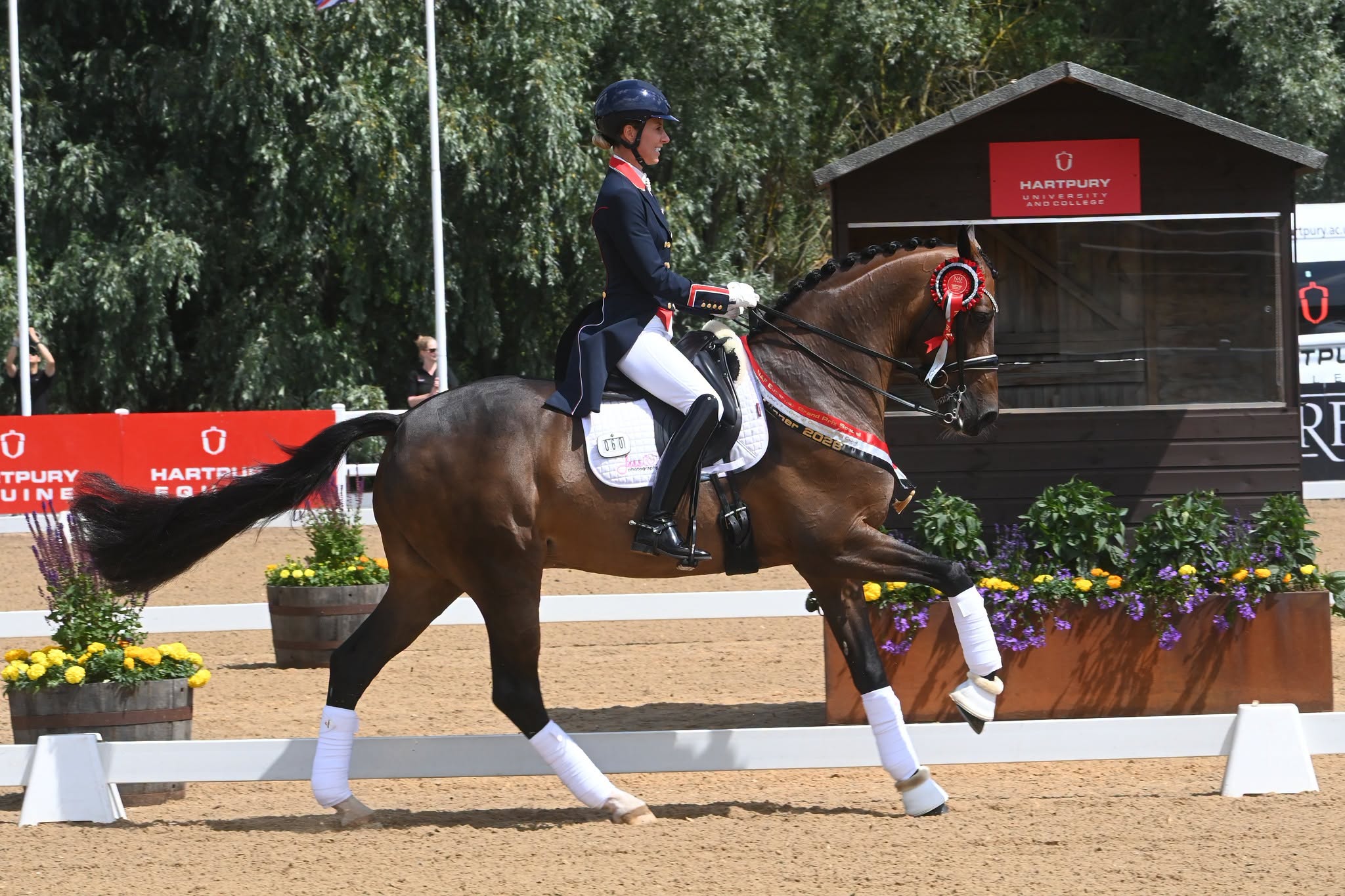 Charlotte Dujardin meldet Ansprüche auf die Nummer vier im britischen Dressurteam bei der WM in Aachen an