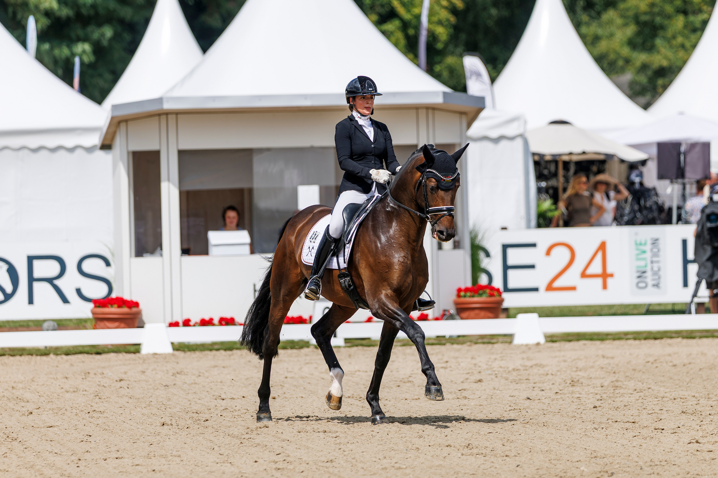 Beatrice Arturi und Sir Gribaldi, bestes deutsches Paar. Foto: sportfotos-lafrentz.de