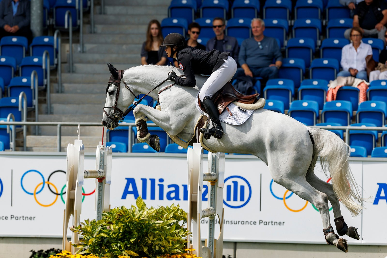 Leila Bingold hat zwei Jahre lang bei Marcus Ehning trainiert. Sieht man. Foto: sportfotos-lafrentz.de