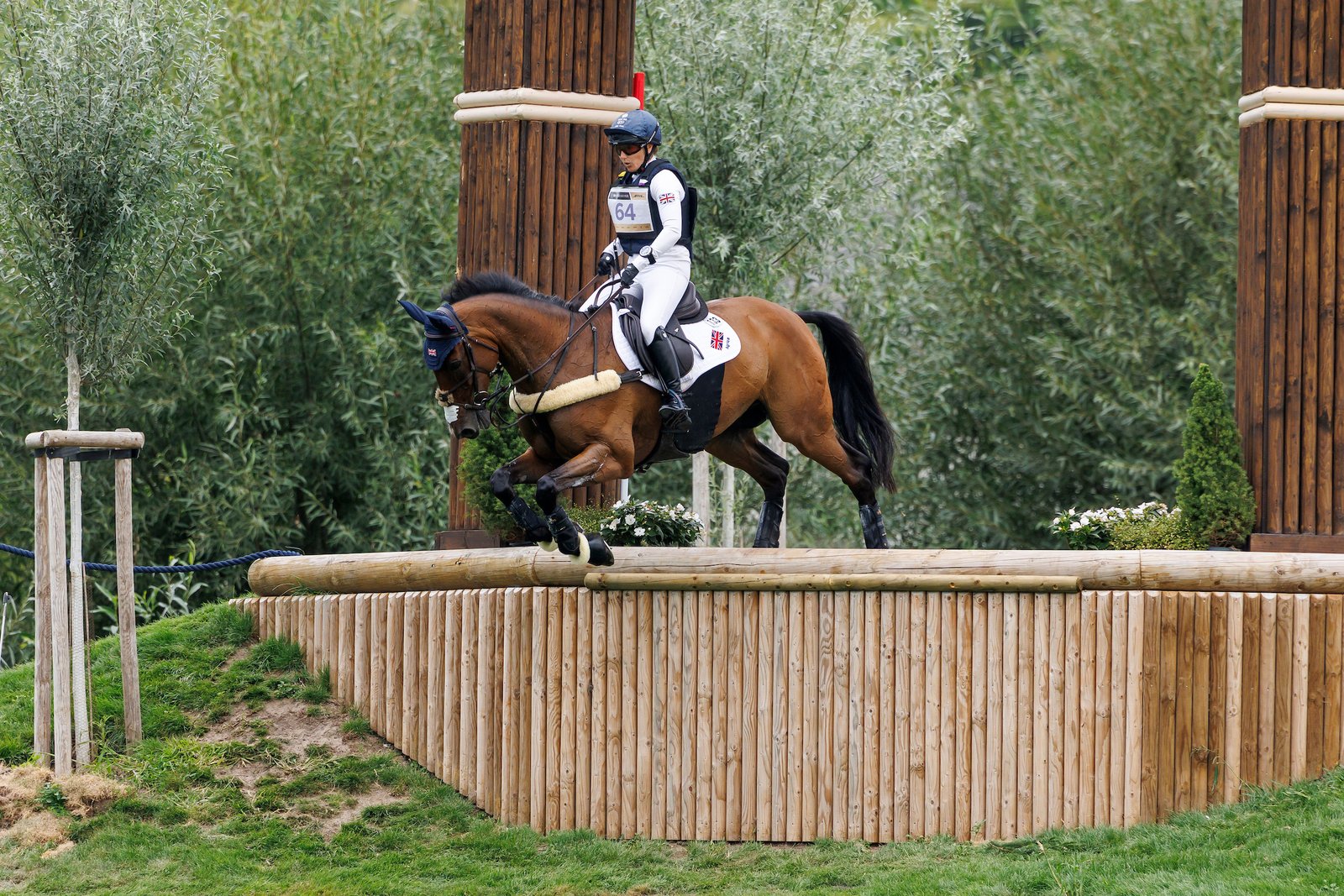 Laura Collett und London im WM Cross – wie von den Experten vorausgesehen, ging es bei der Rangierung der Spitzenpaare um wenige Sekunden.