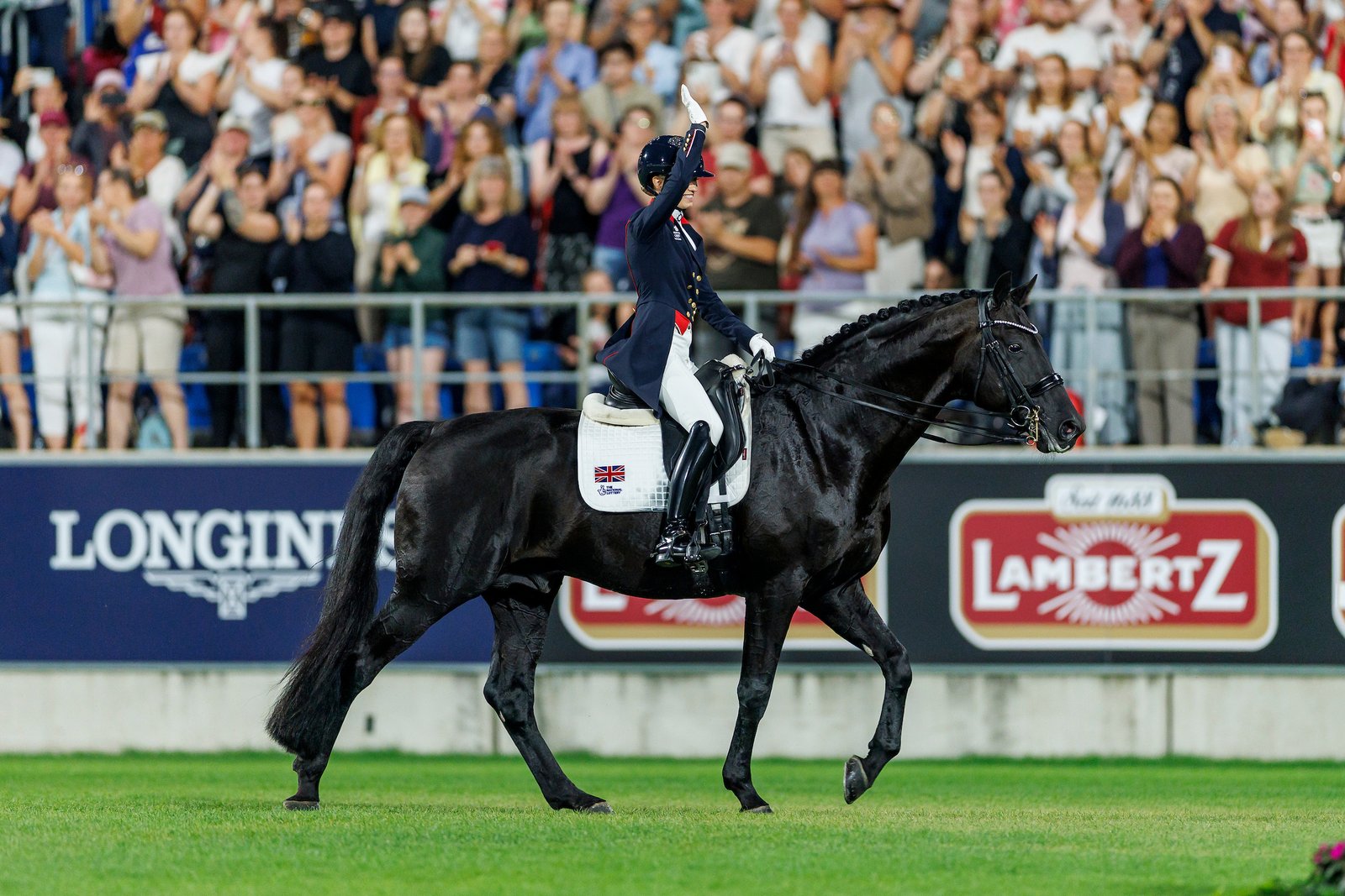 Voll besetztes Haus, begeistertes Publikum. Sie wussten es noch nicht, aber sie bejubelten hier die Weltmeister.
Foto: sportfotos-lafrentz.de