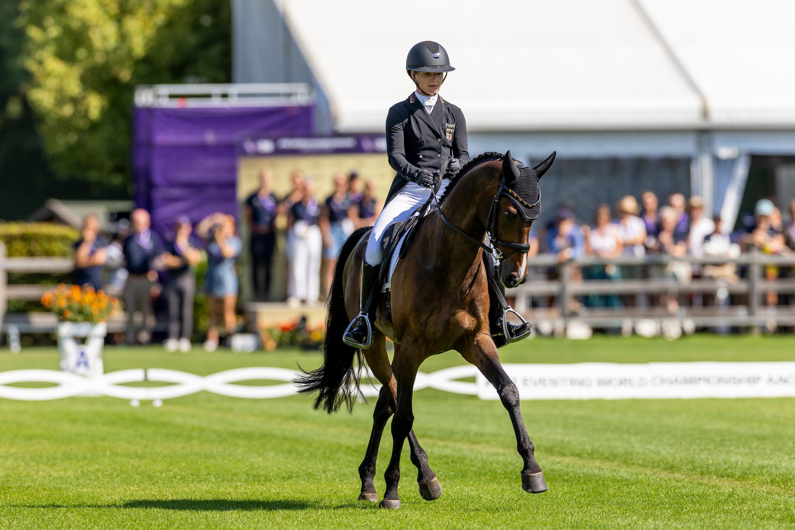 Julia Krajewski und Nickel in Bestform.
Foto: sportfotos-lafrentz.de/Sharon Vandeput