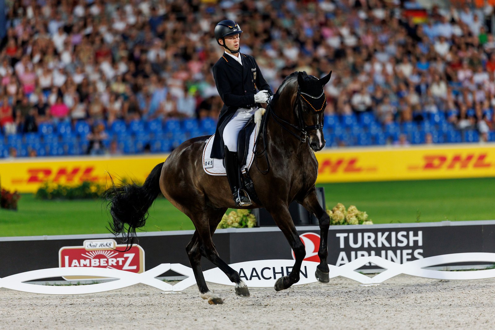 Raphael Netz und Camelot – dritte Prüfung, dritte Superleistung in der Kür.
Foto: 