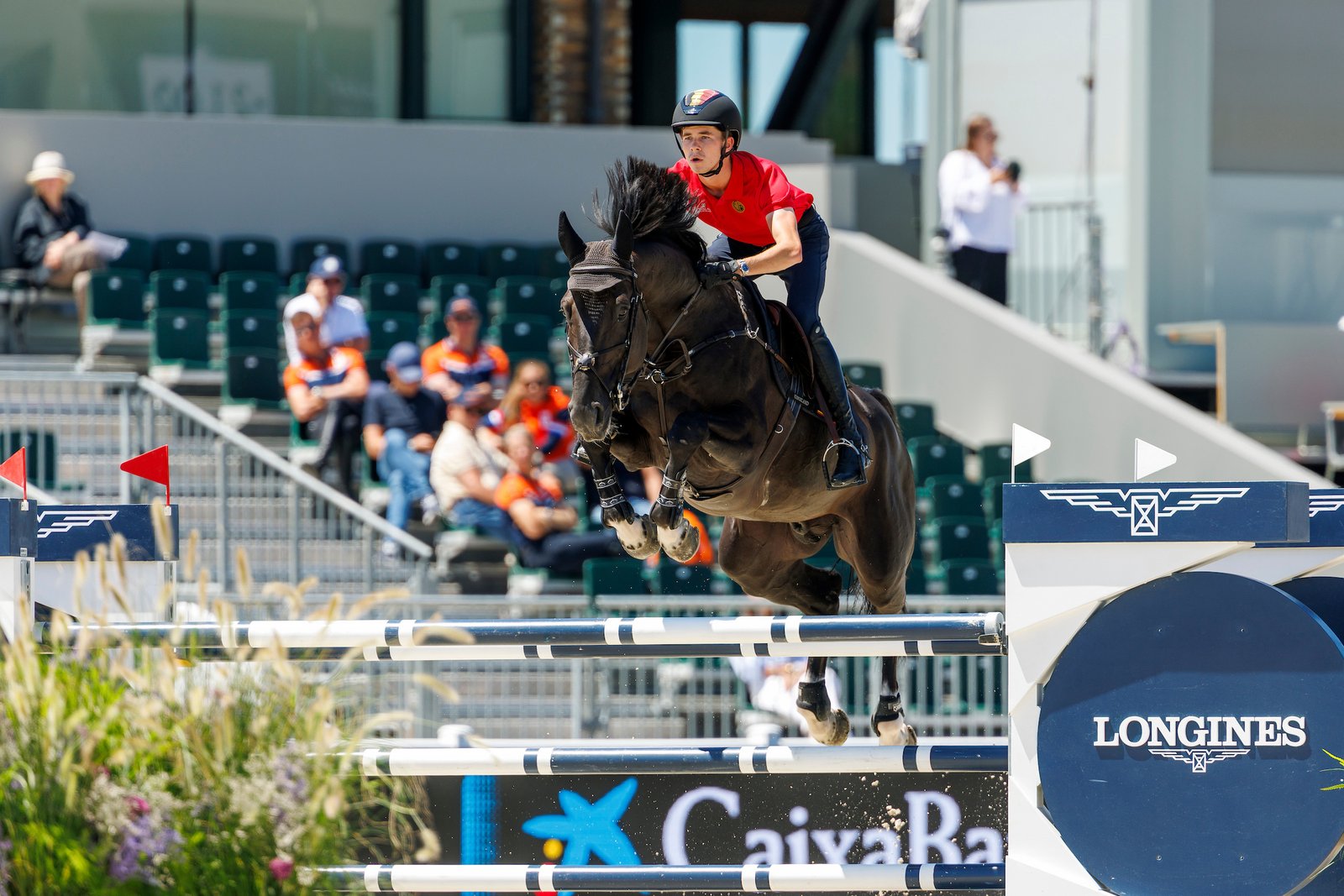 Warm-Up bei den Europameisterschaften in La Coruña 2025, dem ersten Championat für Impress und für Thibeau Spits. Foto: sportfotos-lafrentz.de