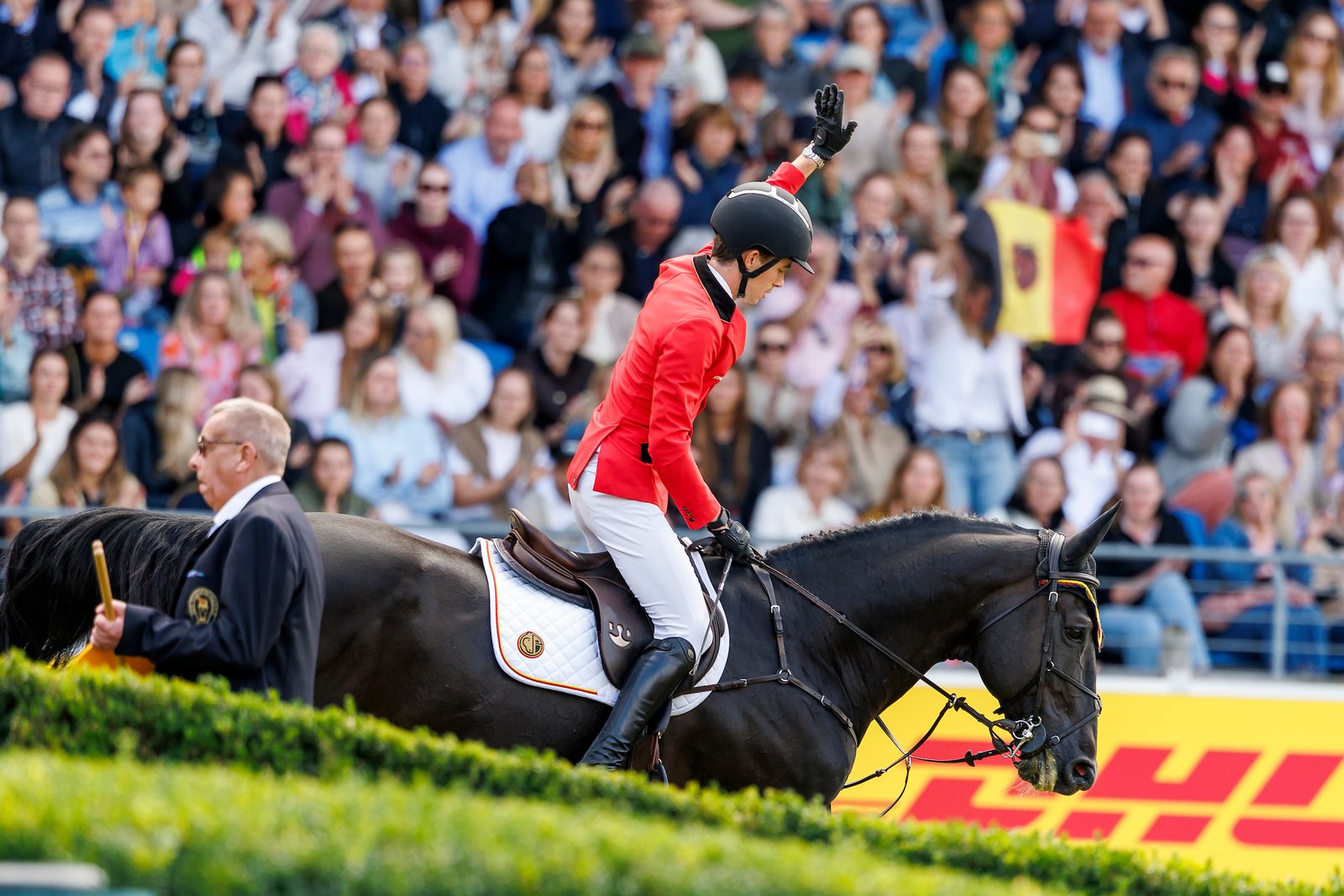 … freuen. Der Moment, wenn du gerade die zweite Nullrunde im WM Finale gedreht hast. Foto: sportfotos-lafrentz.de