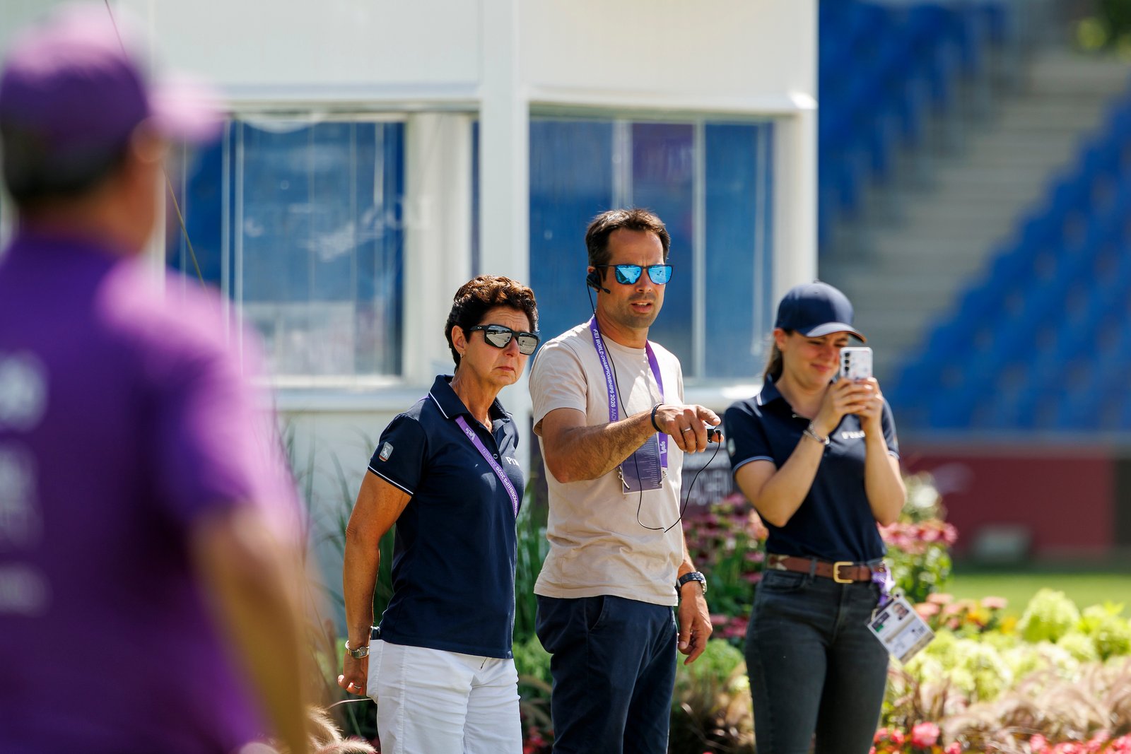 Deutsches Trainerteam mit Monica Theodorescu und Sebastian Heinze. Foto: sportfotos-lafrentz.de