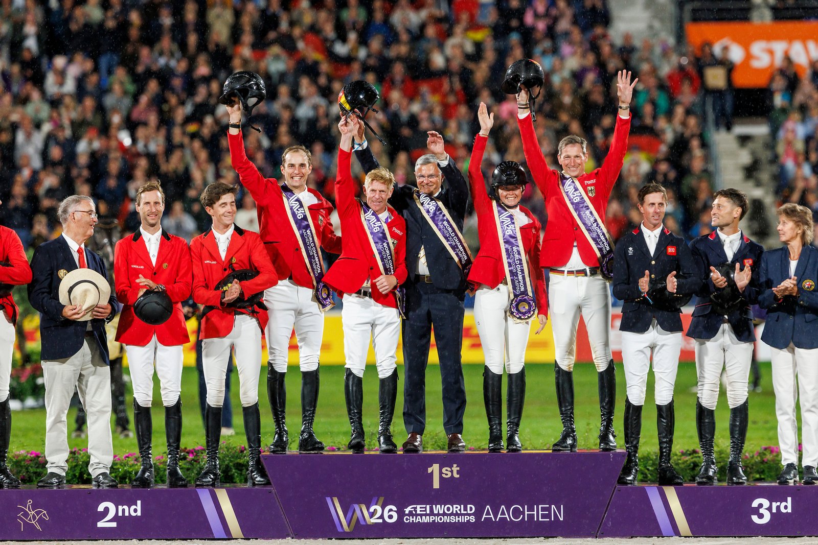 Deutschland ist Mannschaftsweltmeister, Silber für Belgien, Bronze für die Briten.
Foto: sportfotos-lafrentz.de