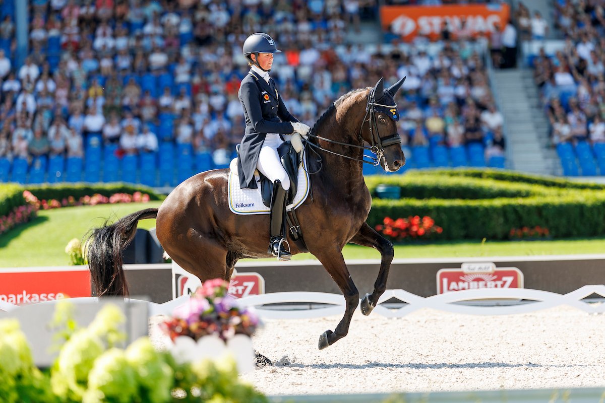 Maria von Essen (SWE) und Invoice zeigten nicht nur eine persönliche Bestleistung, sondern vermutlich den Ritt ihres Lebens. Foto:sportfotos-lafrentz.de